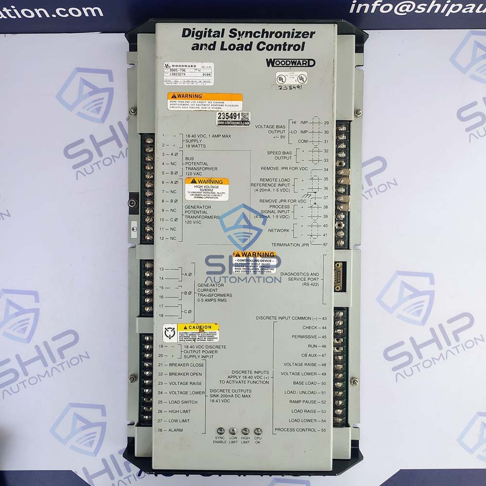 Woodward 9905-796 | Digital Synchronizer And Load Control