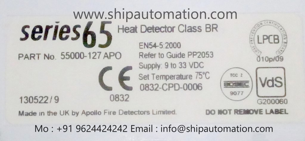 Apollo : 55000-127-APO Heat Detector
