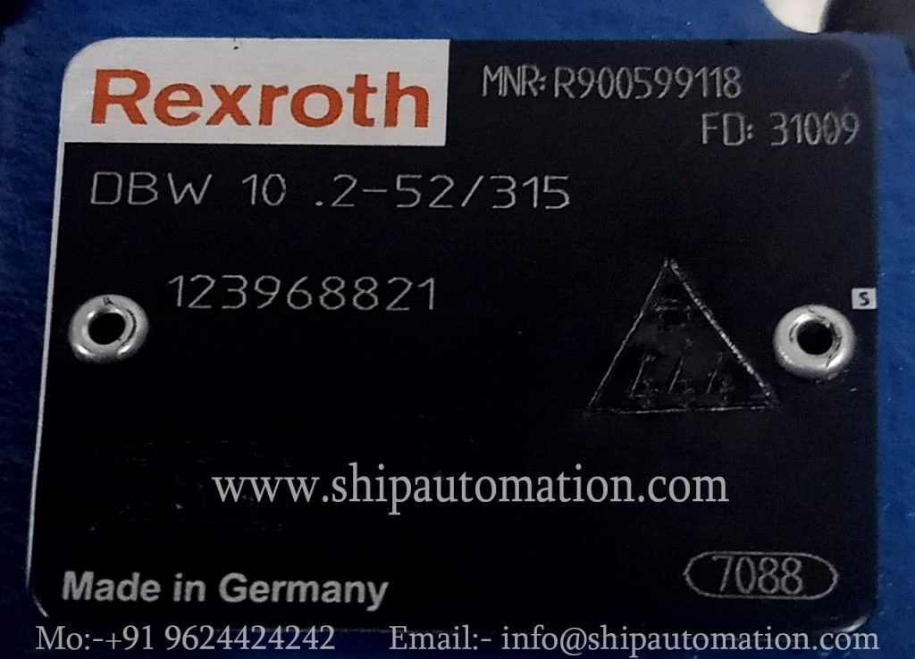 REXROTH DBW10.2-52/315 Directional Valve