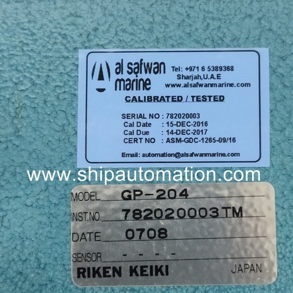 Riken keiki GP 204 Gas detector | Fire Riken keiki GP 204 Gas detector | Fire