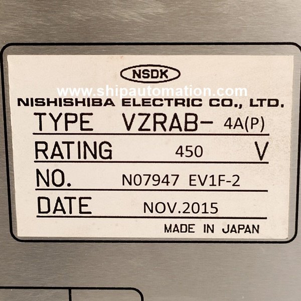 NSDK Nishishiba VZRAB-4A(p) | Automatic voltage regulator
