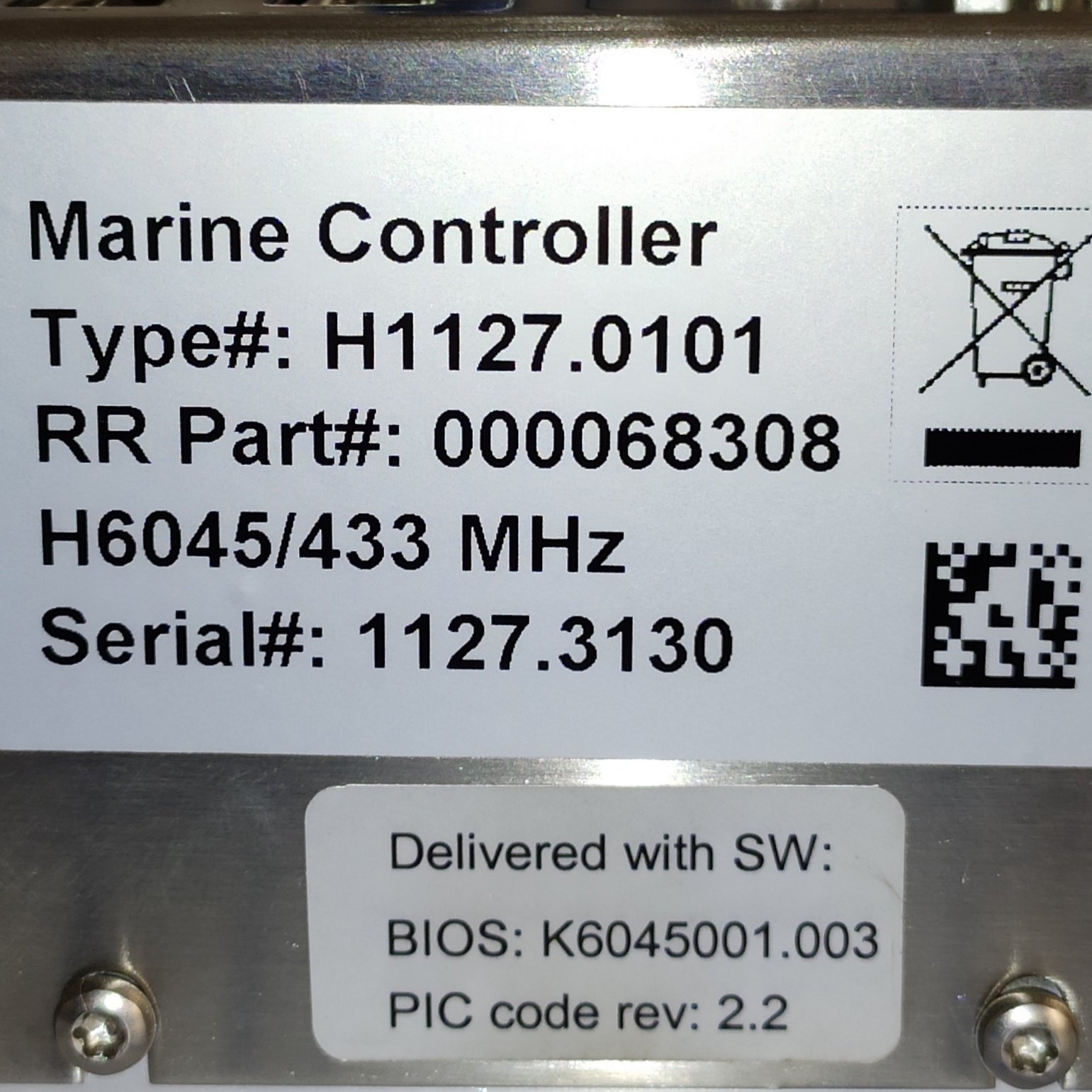 ROLLS-ROYCE MARINE CONTROLLER