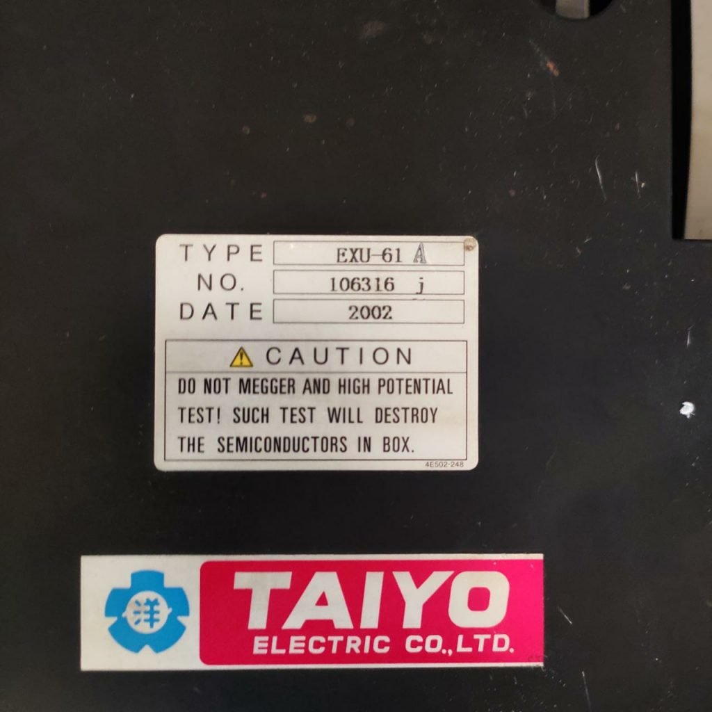 Taiyo Exu-61 A | Automatic voltage regulator