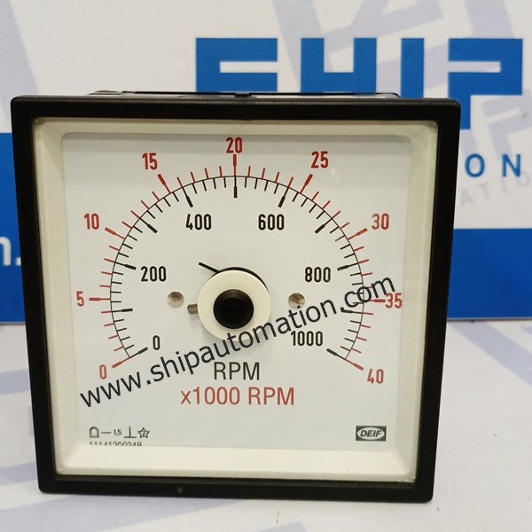 Deif DQ96-C RPM Meter (Range : 0……40 x 1000)