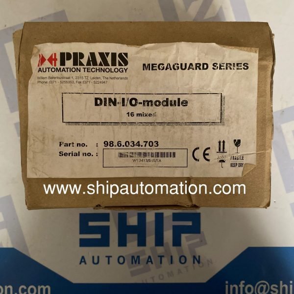 Praxis DIN-I/O-Module (P/N : 98.6.034.703)