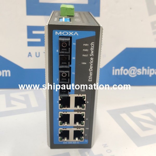 Kongsberg Moxa EDS-306 MM-SC Ethernet Switch