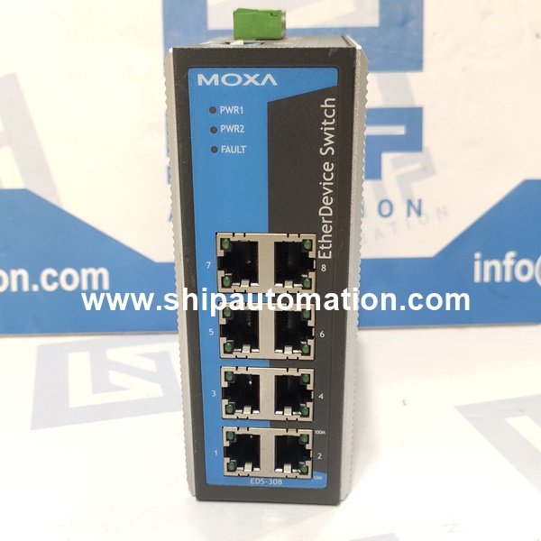 Kongsberg Moxa EDS-308 Ethernet Switch