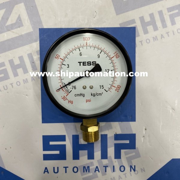 Tess B100D (-76 CmHg…..15 Kg/cm2) | Pressure Gauge