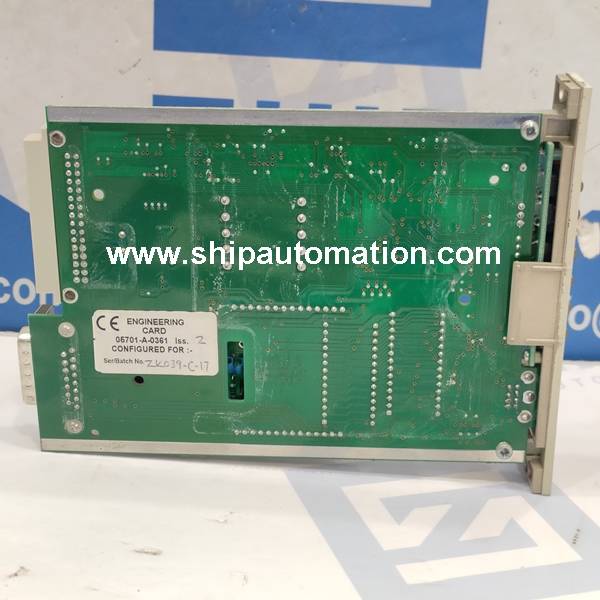 Honeywell 05701A0361 Zellweger System 57 Engineering Card Fire