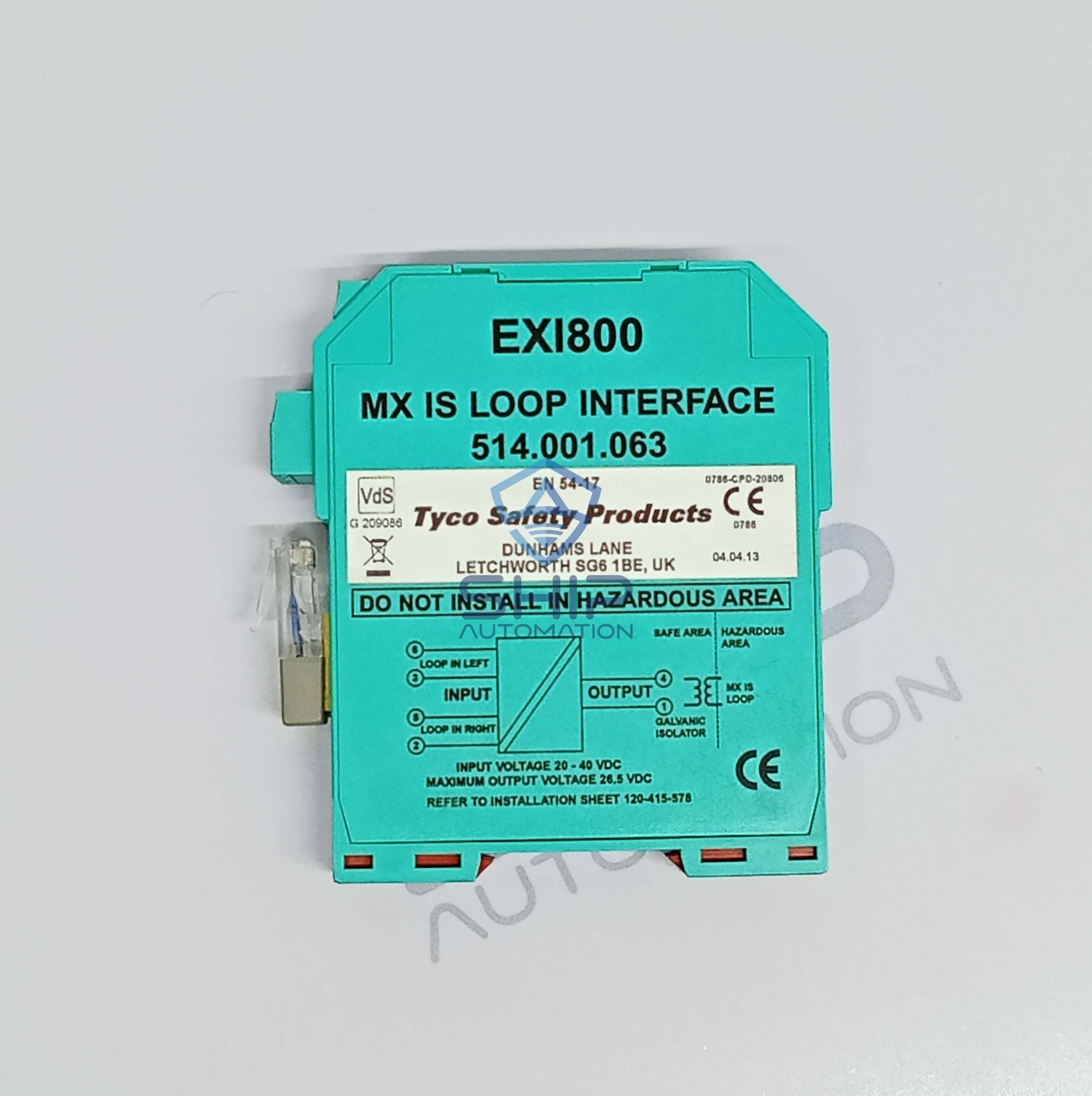 Tyco EXl 800 MX IS Loop Interfase Fire Detection Ship Automation