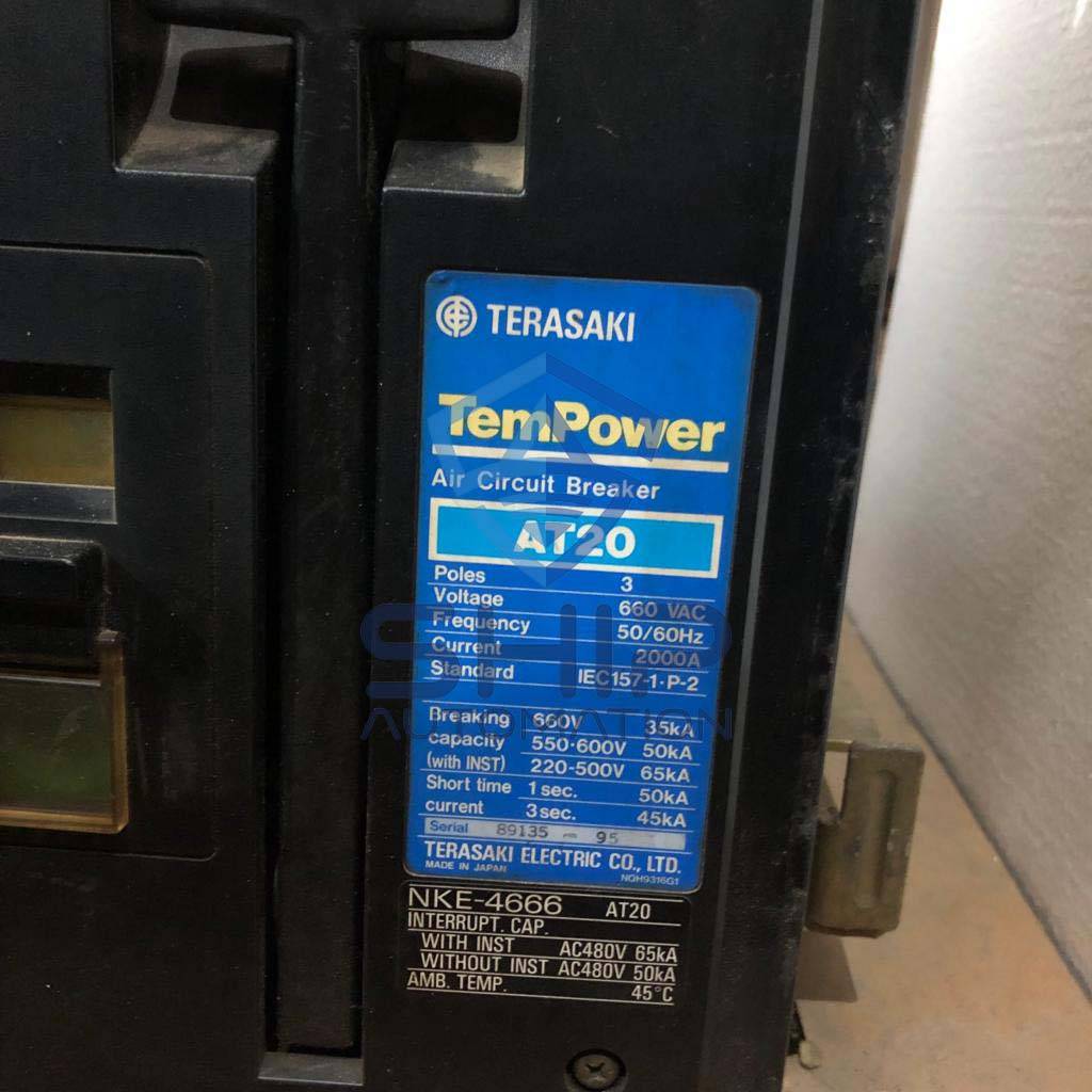 Terasaki AT20 Air Circuit Breaker Contactors & Circuit Breakers