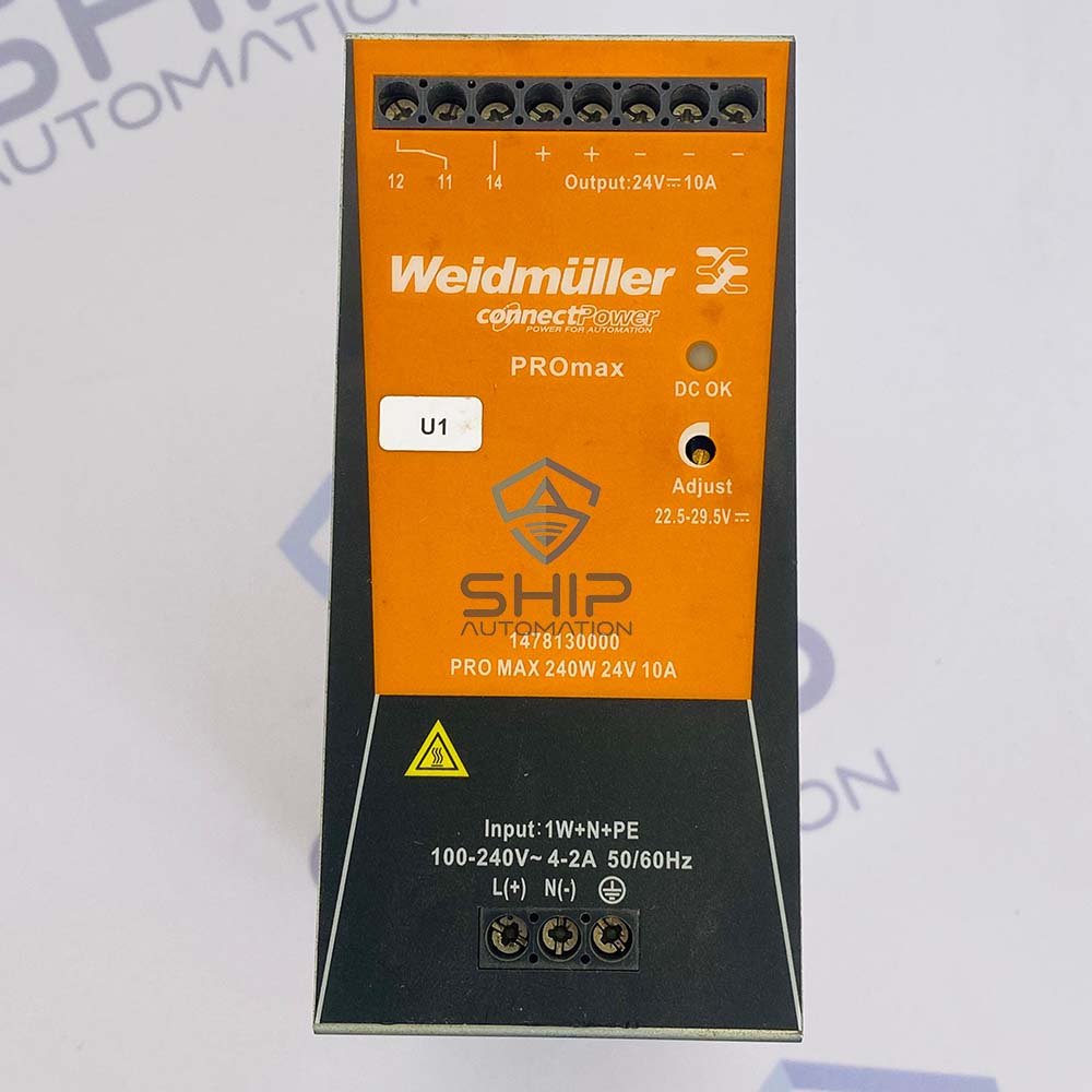 Weidmuller PRO MAX 240W 24V 10A | Power Supply