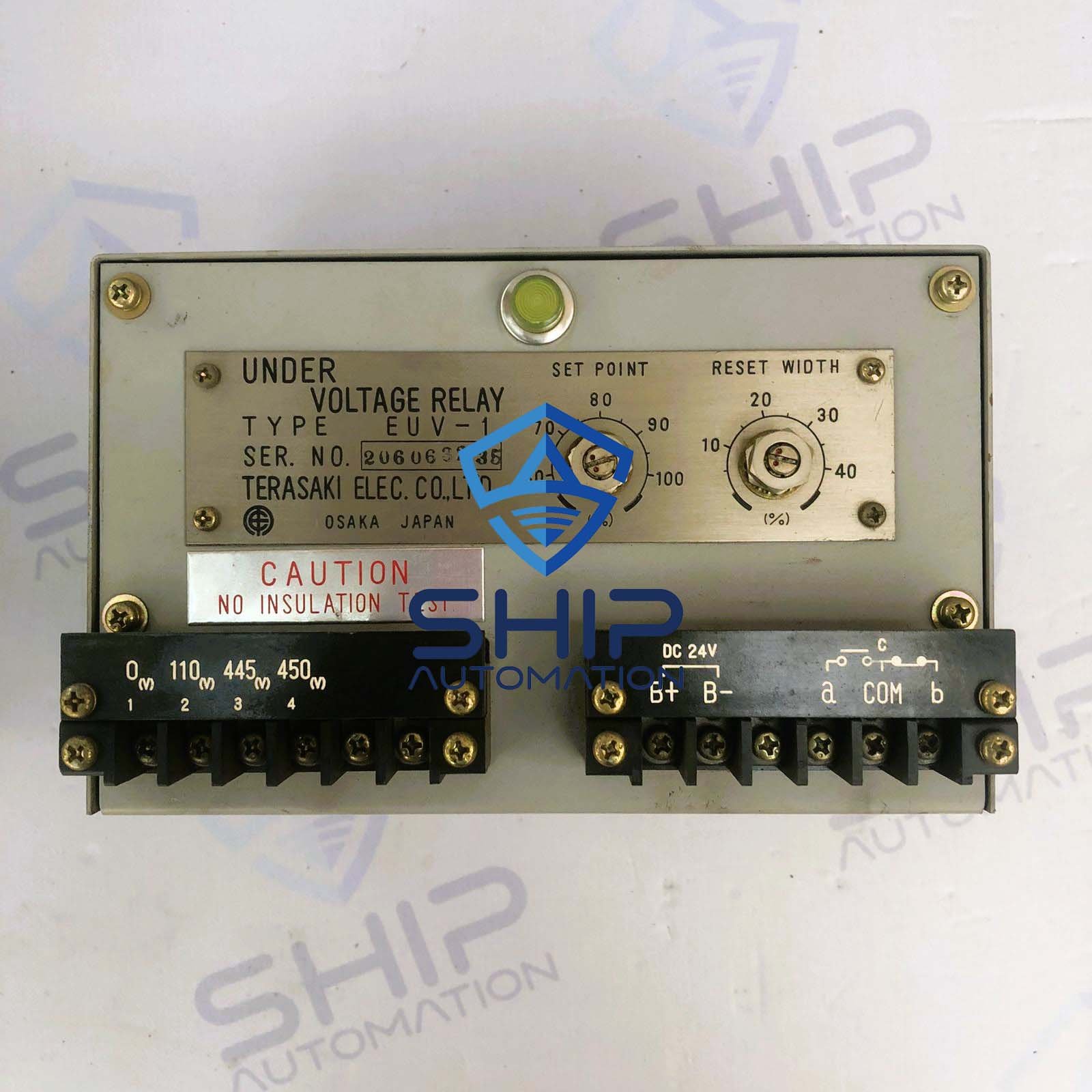 Terasaki EUV-1 | Voltage Relay