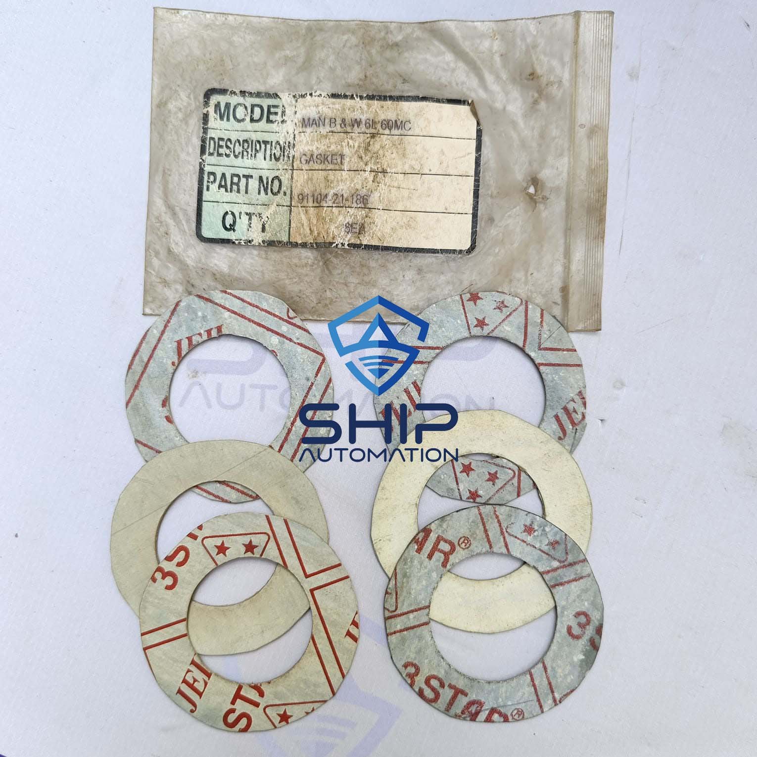 MAN B&W 6L 60MC | Gasket	(91104-21-186)