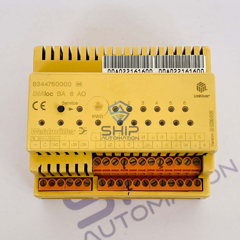 Weidmuller DIALOC BA 6 AO | Feed-Through Terminal Block