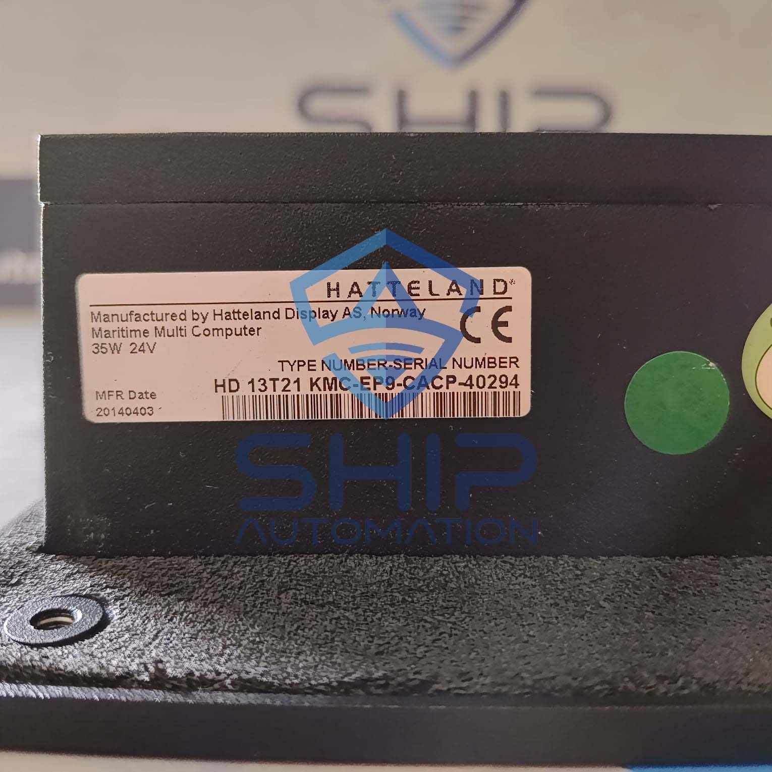 Hatteland HD13T21KMCEP9CACP40294 Marine Display ( Installed