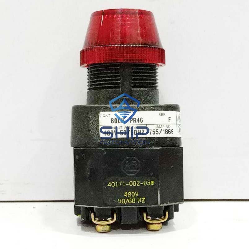 Allen Bradley 800H-PR46 | Red Pilot Light
