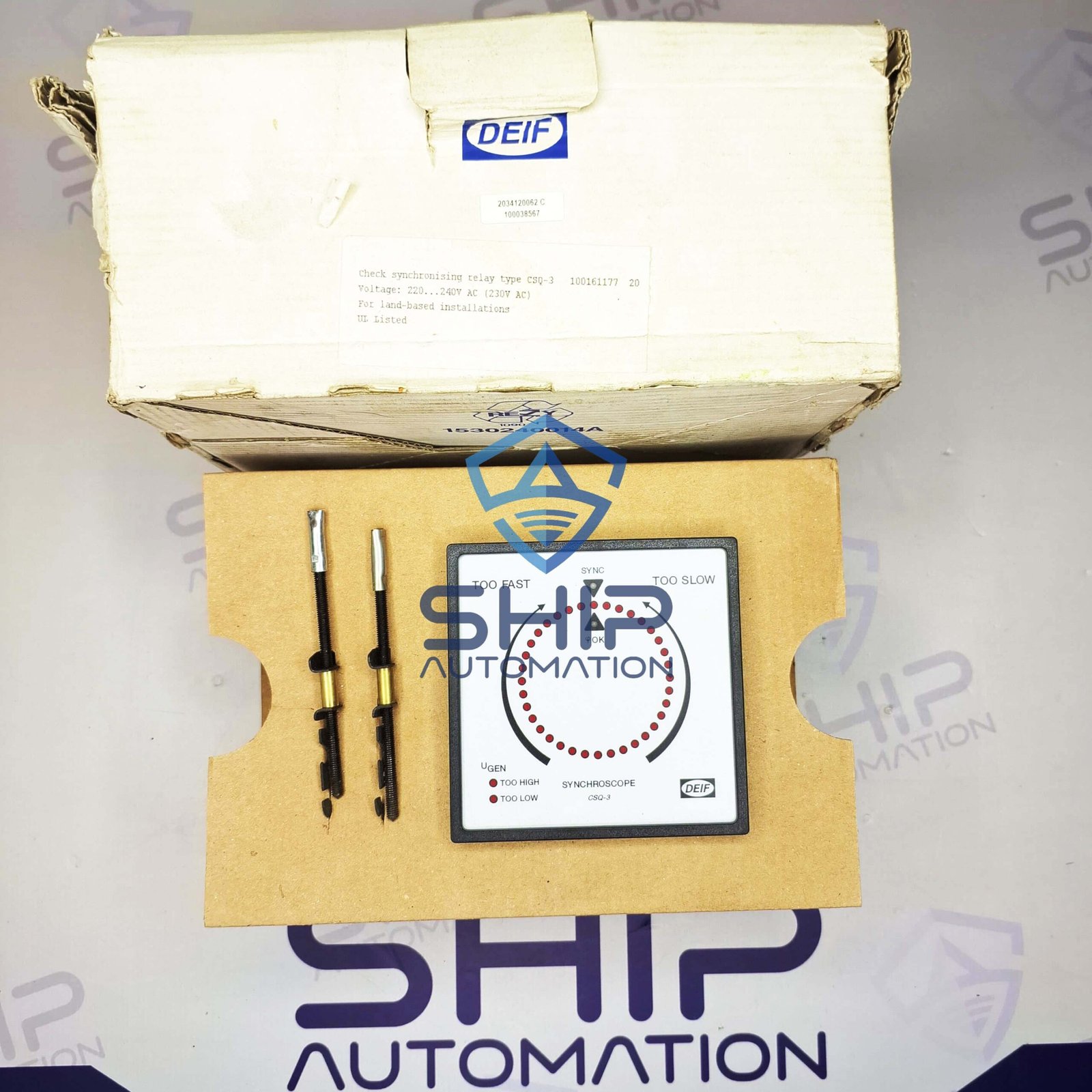 Deif CSQ-3 LAND | Synchroscope Meter