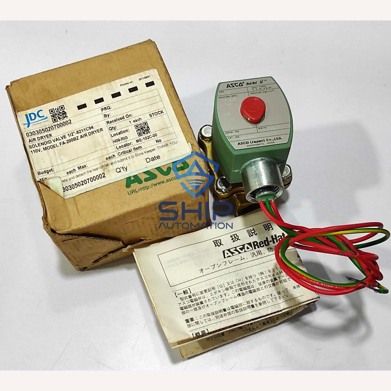 Asco 8210G94 | Solenoid Valve