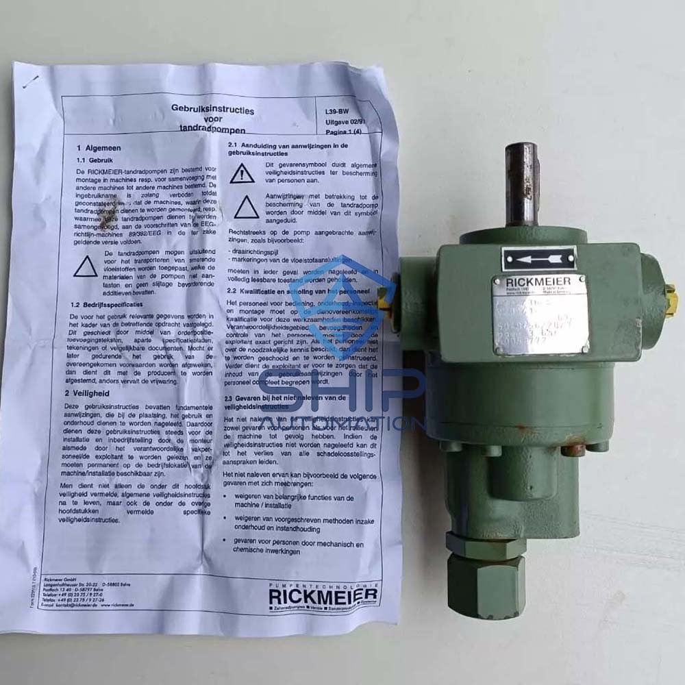 Rickmeier R2-2/36-5 320141-5 | Pump