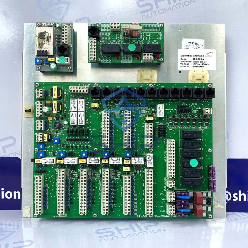 Zenitel Marine	SPA-500-V1 | Terminal Board (990-552)
