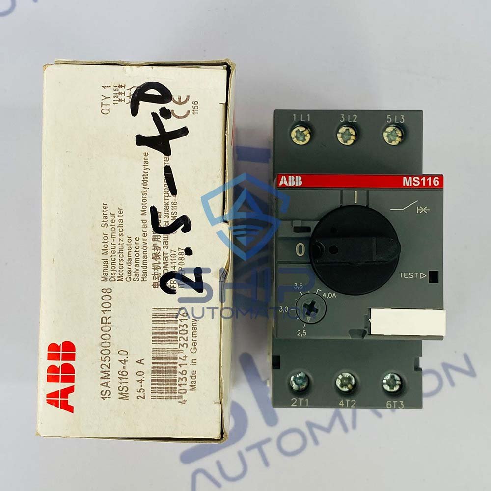 ABB MS116-4.0 | Manual Motor Starter (1SAM250000R1008)