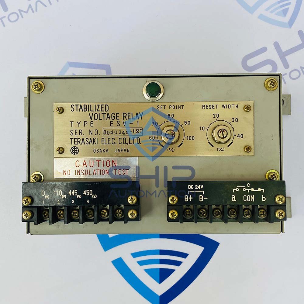 Terasaki ESV-1 | Stabilized Voltage Relay