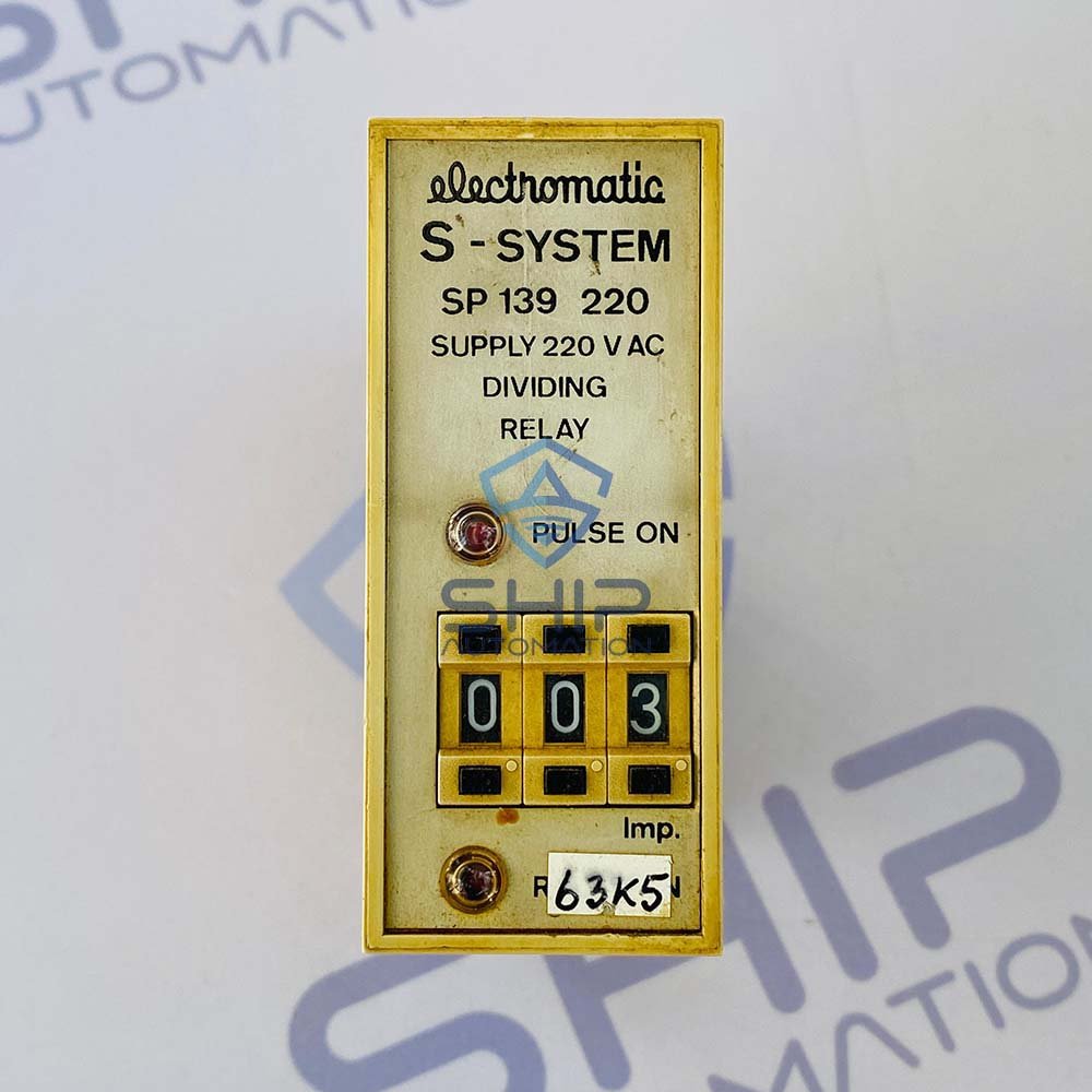 Electromatic SP 139 220 | Dividing Relay