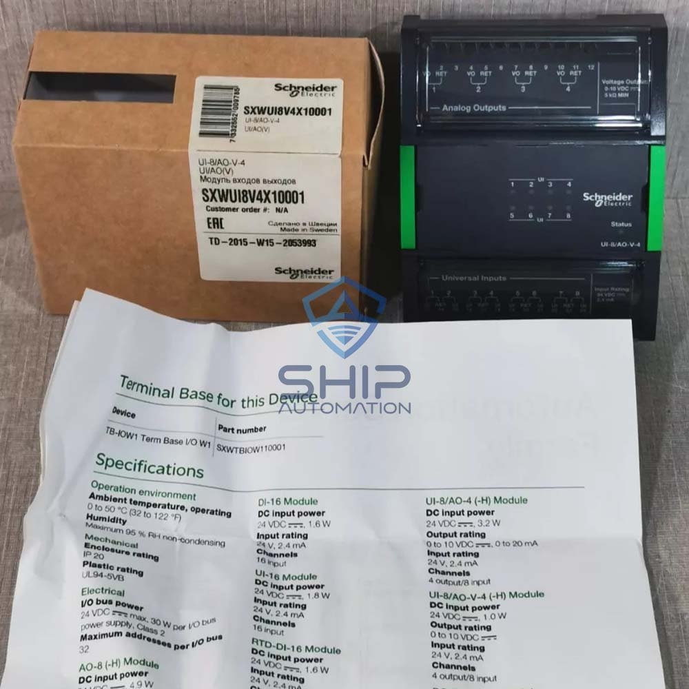Schneider Electric UI-8/AO-V-4 | I/O Module