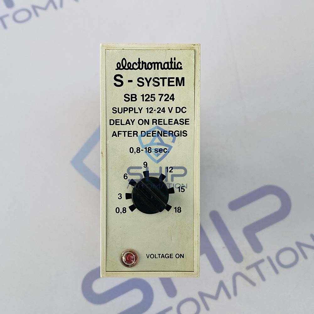 Electromatic SB 125 724 | Delay On Release After Deenergis