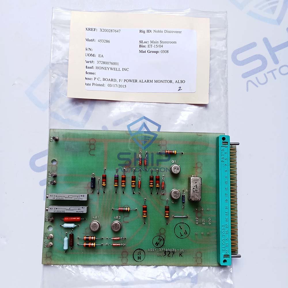 Honeywell 37280076-001 | F/ Power Alarm Monitor PC Board