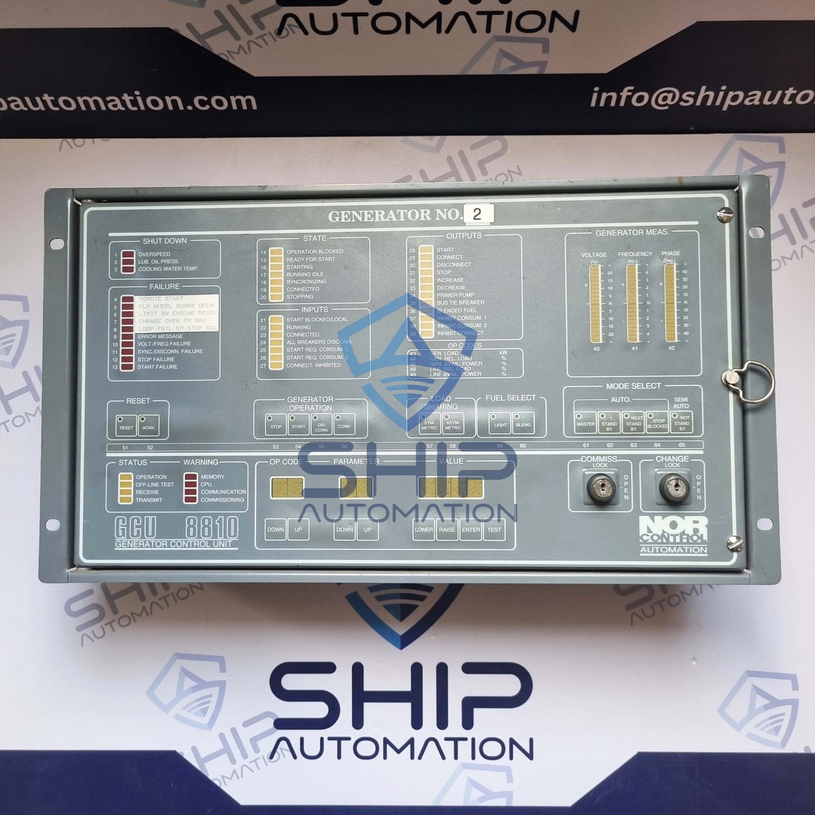 NOR Control GCU 8810 | Generator Control Unit