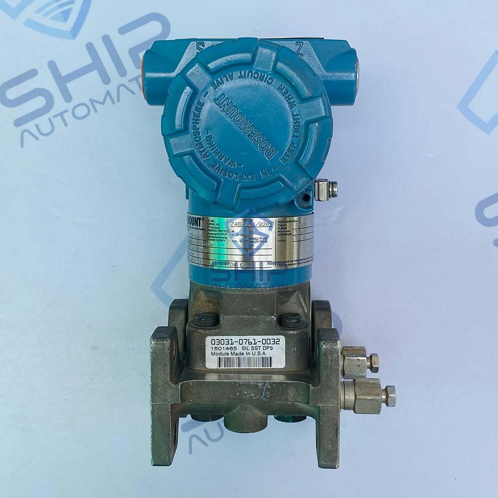 RoseMount 3051 A02A1BH2I1L4Q4Q8 | Pressure Transmitter (0…..250 Bar)