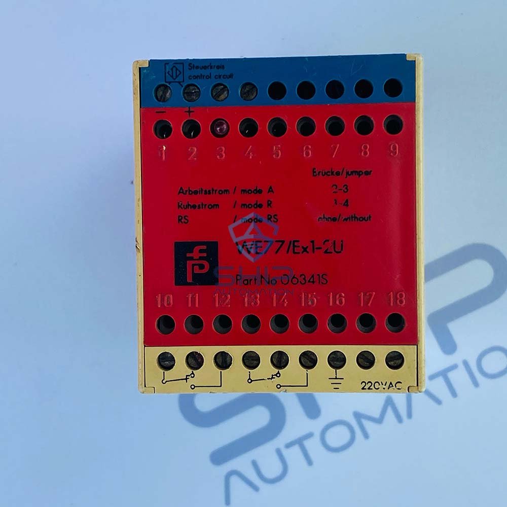 Pepperl+Fuchs WE77/EX1-2U	| Switch Amplifier (06341S)