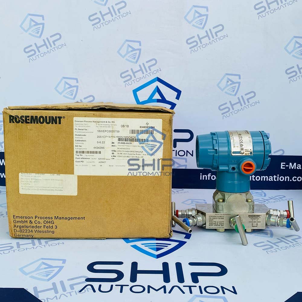 RoseMount 2051CD1A02A1BS5I1M5Q4Q8 | Pressure Transmitter (0……2000 PSI)