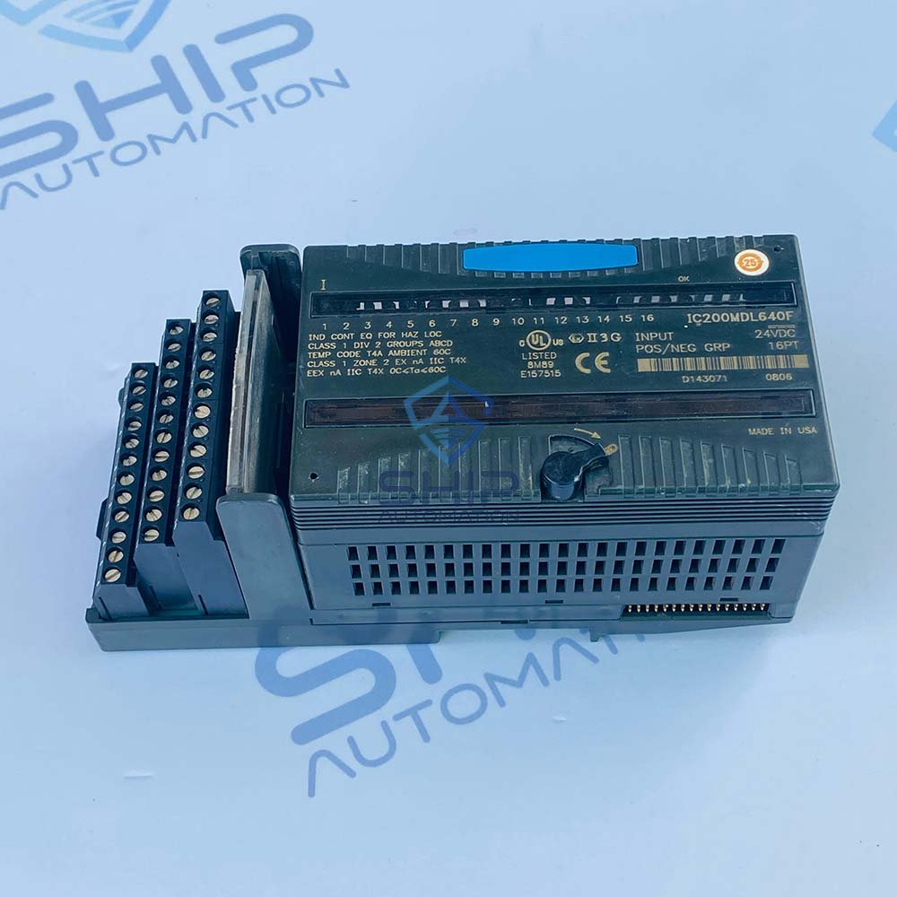 GE Fanuc IC200MDL640F | Analog Input