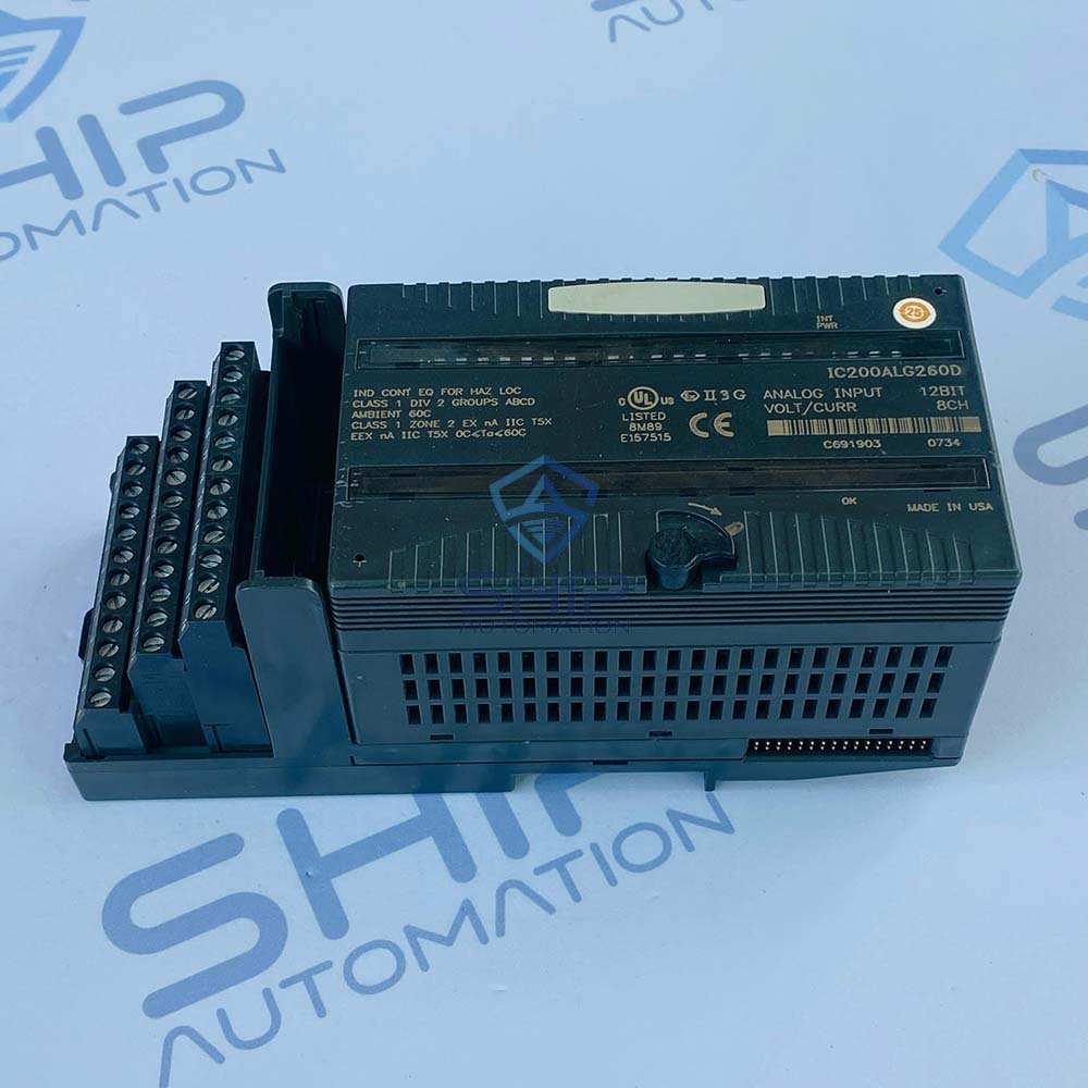 GE Fanuc IC200ALG260D | Analog Input