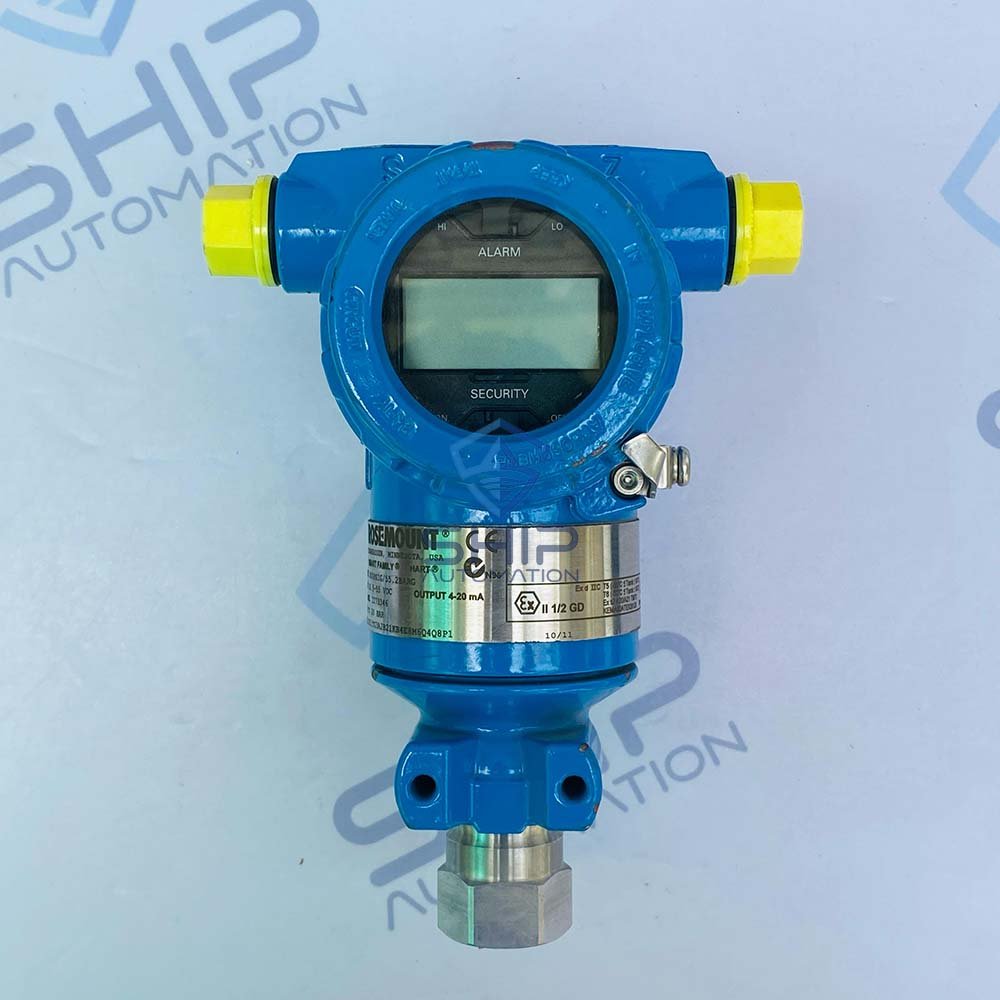 RoseMount 3051TG3A2B21KB4E8M6Q4Q8P1 | Pressure Transmitter (0…..800 PSI)