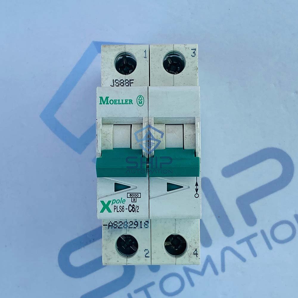 Moeller PLS6-C6/2 | X-Pole MCB Circuit Breaker