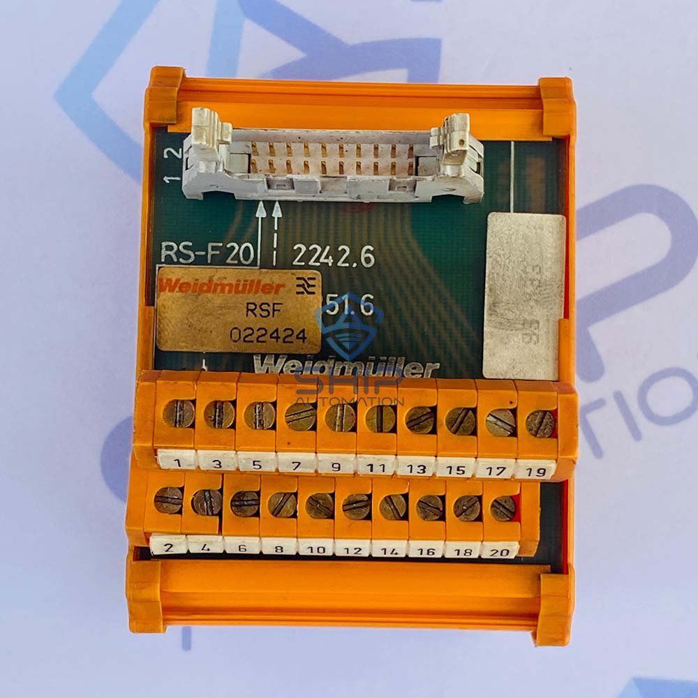 Weidmuller RS-F 20 | Interface Plug In Connector (2242.6)