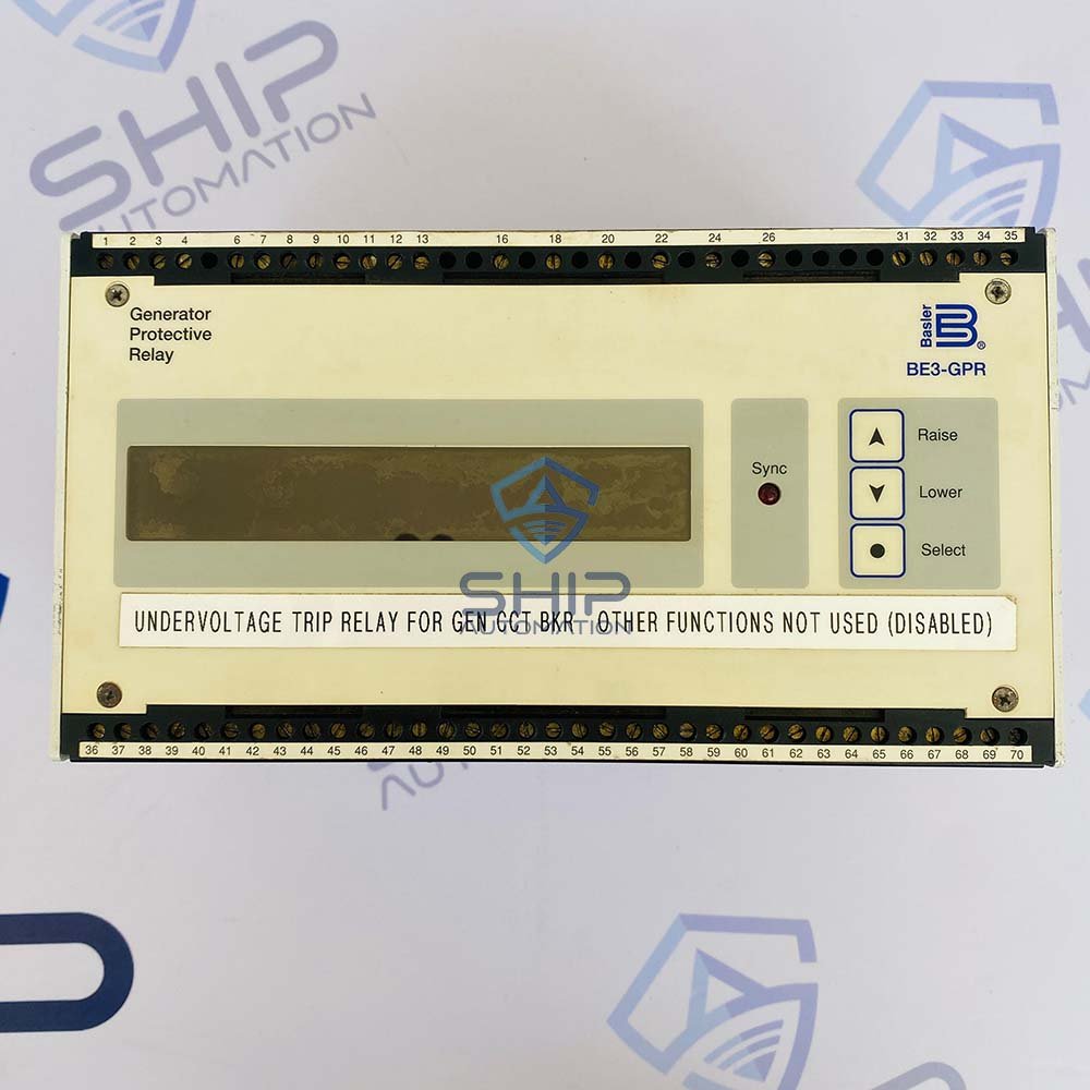 Basler Electric BE3-GPR | Generator Protective Relay