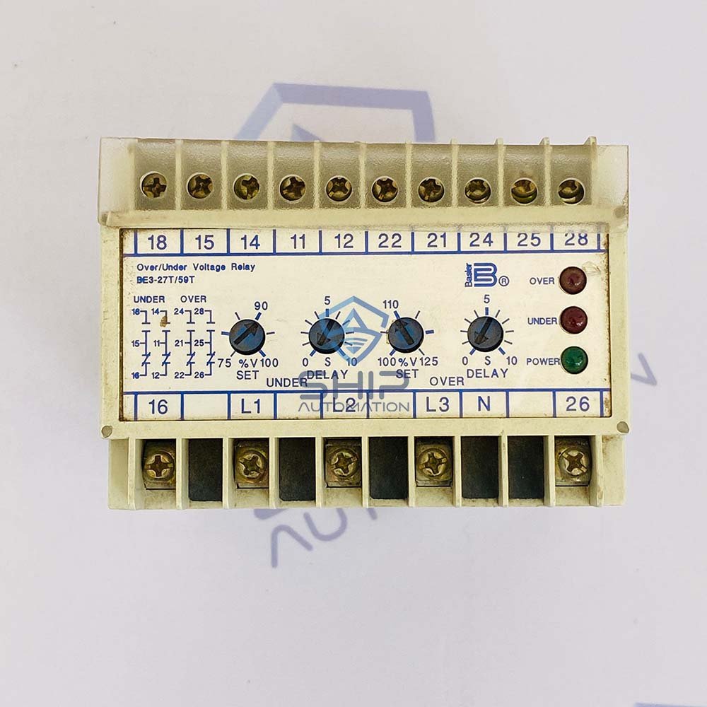 Basler Electric BE3-27T/59T | Over/Under Voltage Relay (9319700103)