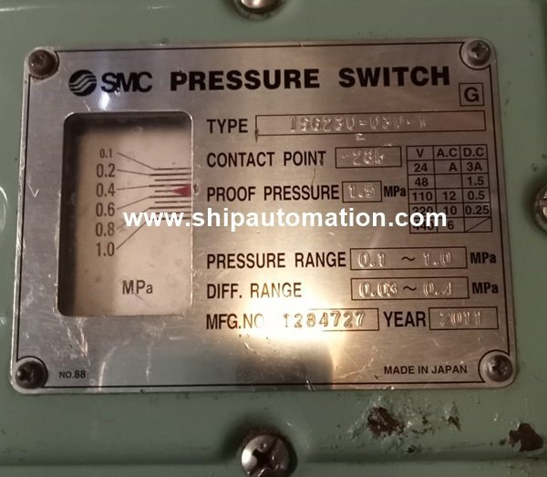 SMC ISG230-030-W | Pressure Switch