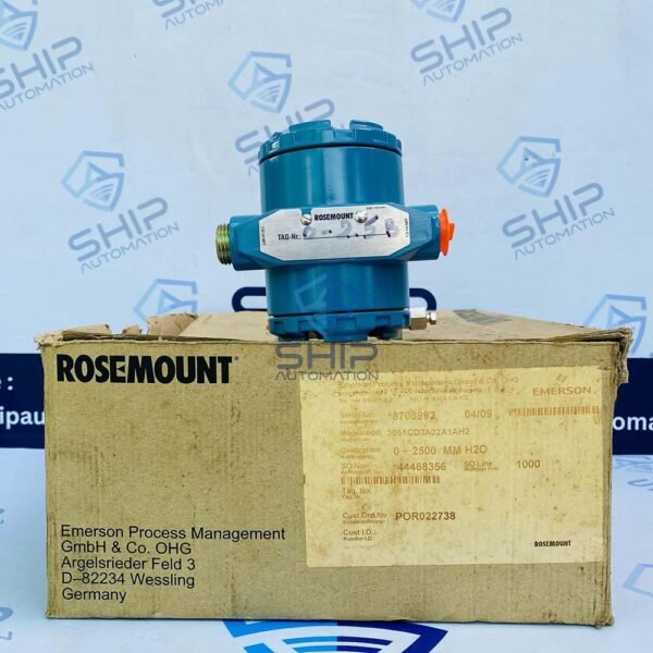 RoseMount 3051 CD3A02A1AH2 | Pressure Transmitter (0…..250 Bar)