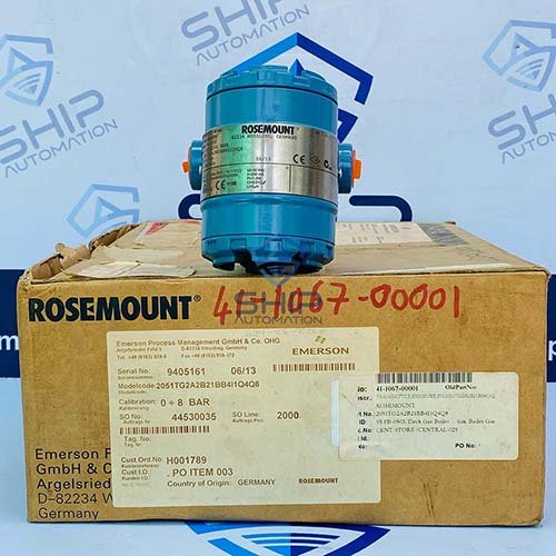 RoseMount 2051TG2A2B21BB4I1Q4Q8 | Pressure Transmitter