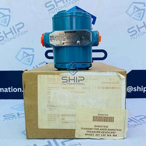 RoseMount 2088 G4S22A1K6Q4B4 | Pressure Transmitter (0…..210 Bar)