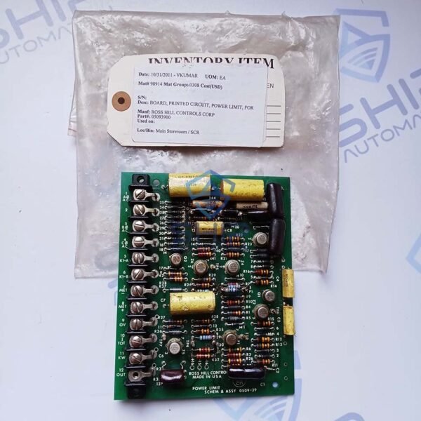 Ross Hill Controls 0509-39 | Power Limit Switch
