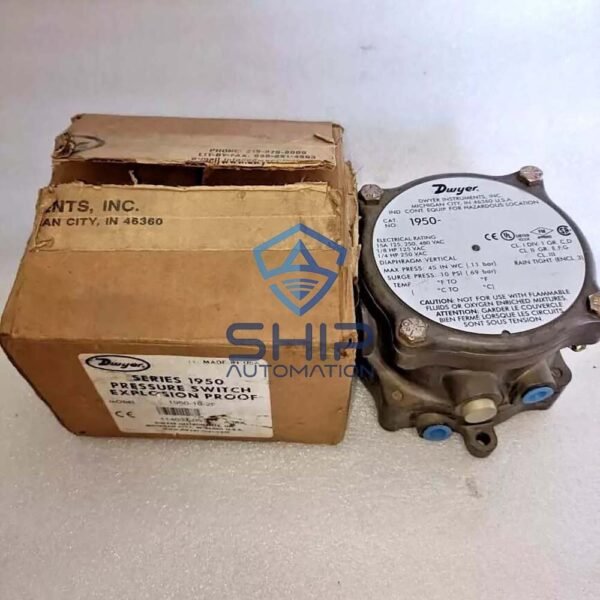 Dwyer 1950-10-2F |	Explosion Proof Pressure Differntial Switch