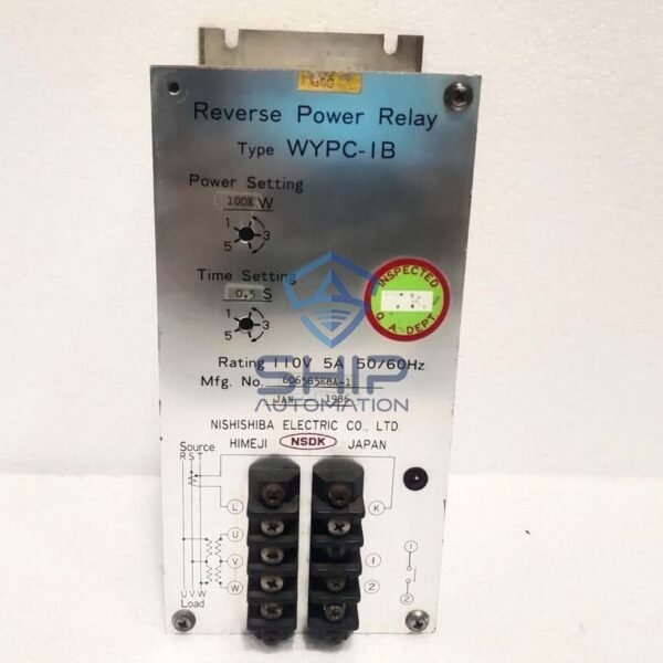 Nishishiba WYPC-IB | Reverse Power Relay