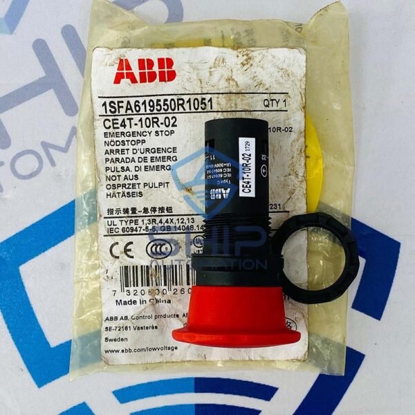 ABB CE4T-10R-02 | Emergency Stop Button Switch (1SFA619550R1051)